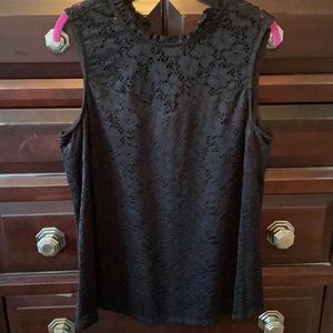 AB studio lace sleeveless top